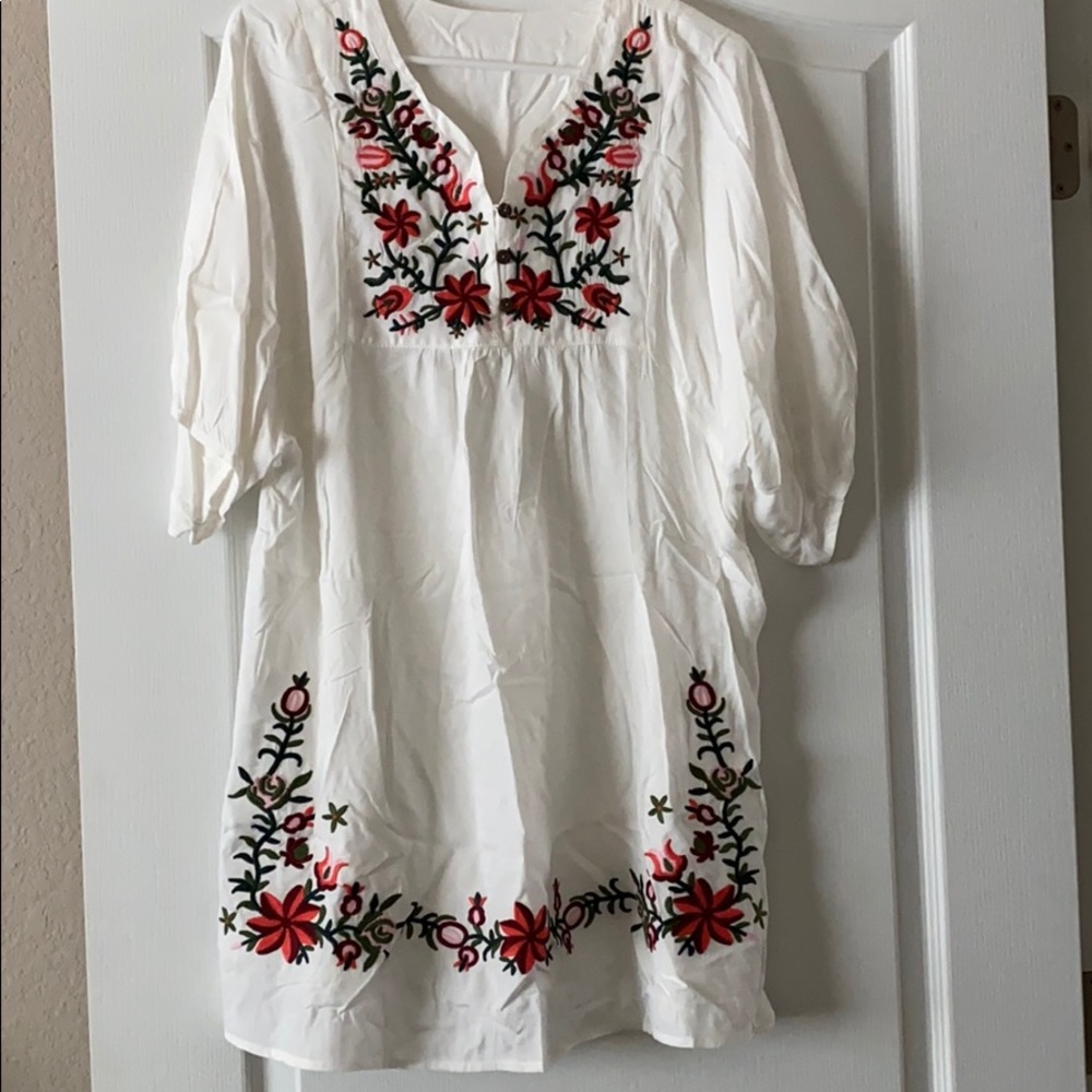 White dress